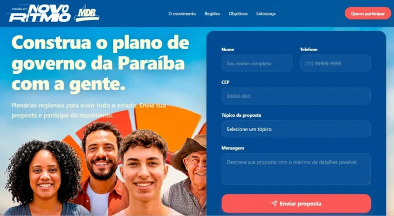 Pessoas participando de oficina de planejamento de governo na Paraíba.