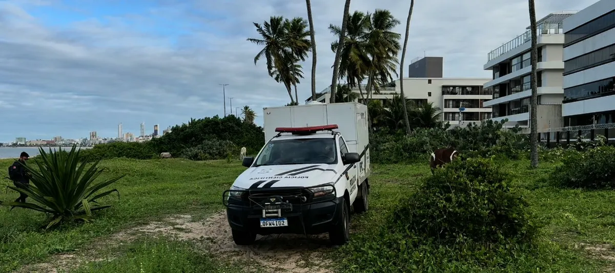 Delegacia de Polícia Civil em João Pessoa onde suspeito de homicídio foi preso.