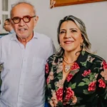 Cícero Lucena e Nena Martins em evento público na Paraíba