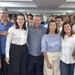 Posse da nova direção do PDT-PB com indicação de Rafaela Camaraense para vice-governadora.
