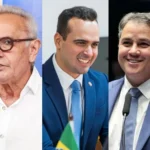 Gráfico de pesquisa eleitoral Veritá para o Governo da Paraíba 2026, com Lucas Ribeiro liderando e Efraim Filho com maior rejeição.