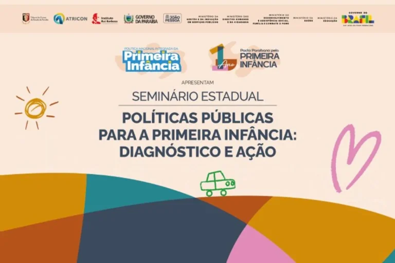 Auditório lotado durante seminário sobre políticas públicas para a primeira infância em João Pessoa