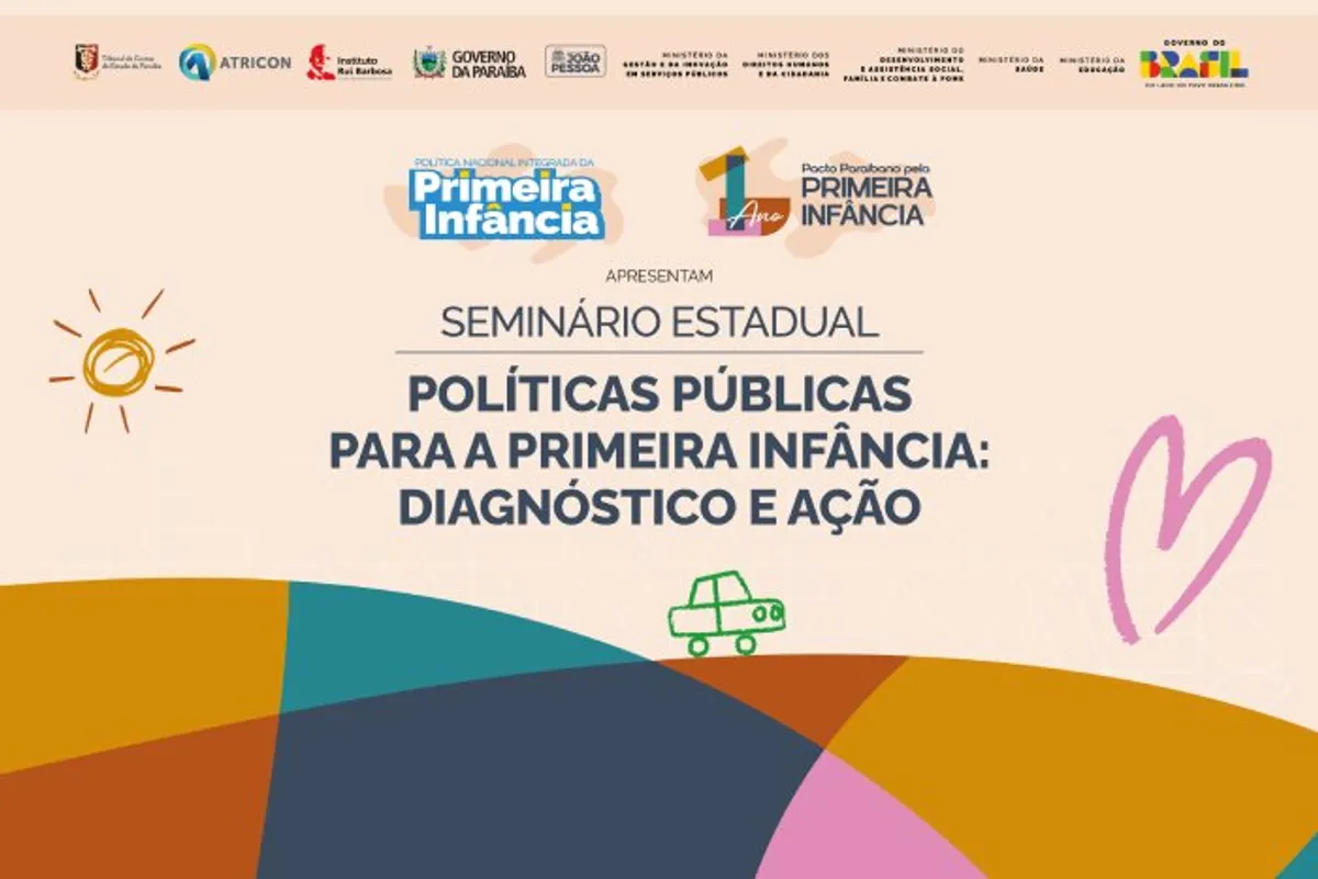 Auditório lotado durante seminário sobre políticas públicas para a primeira infância em João Pessoa