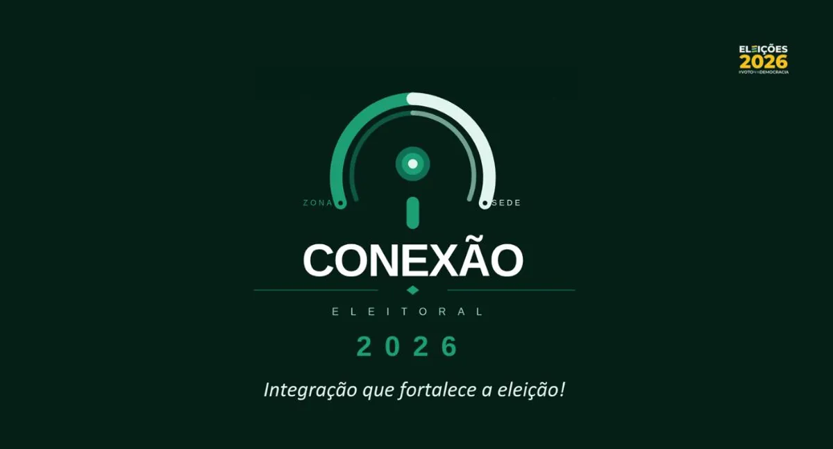 Servidores do TRE-PB e chefes de cartório participando de uma videoconferência do projeto Conexão Eleitoral 2026.