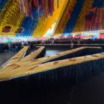 Bolo de milho gigante e quadrilha junina em Campina Grande quebrando recordes nacionais.