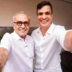 Cícero Lucena e Diogo Cunha Lima em evento político na Paraíba