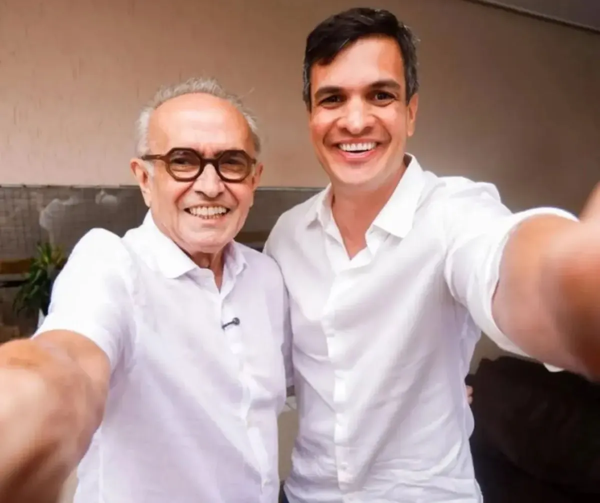 Cícero Lucena e Diogo Cunha Lima em evento político na Paraíba