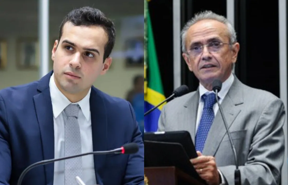 Urna eletrônica em uma seção eleitoral na Paraíba durante dia de votação.