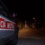 Policiais militares em patrulhamento ostensivo na Grande João Pessoa como parte da Operação Paraíba Mais Segura.