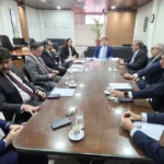 Representantes do TRE-PB e da Meta em reunião oficial sobre preparação para Eleições 2026.