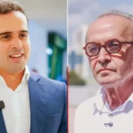 Multidão em comício político na Paraíba, simbolizando campanha eleitoral para o governo do estado em 2026.