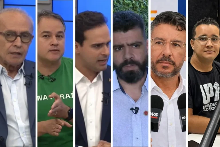 Candidato durante caminhada de campanha na Paraíba