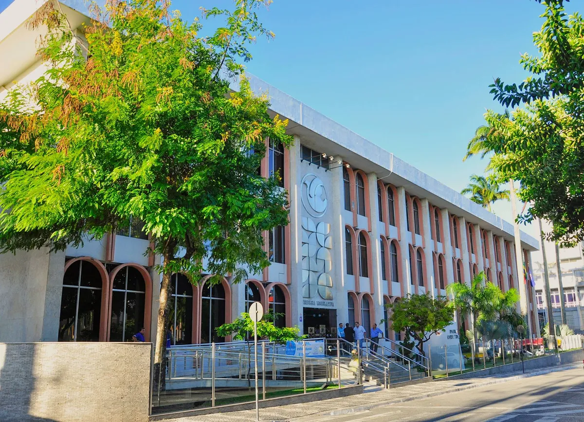 Fachada do prédio da Assembleia Legislativa da Paraíba.
