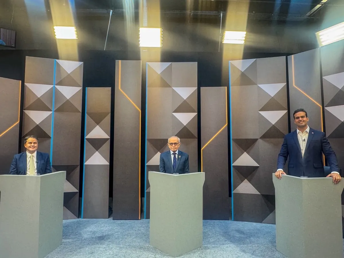 Candidatos ao governo da Paraíba em debate televisionado