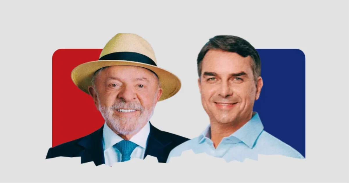 Urna eletrônica com resultados das eleições